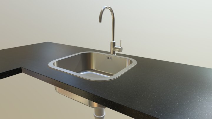 Sink Tap 3D Model