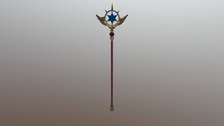 Báculo Dream - Card Captor Sakura 3D Model