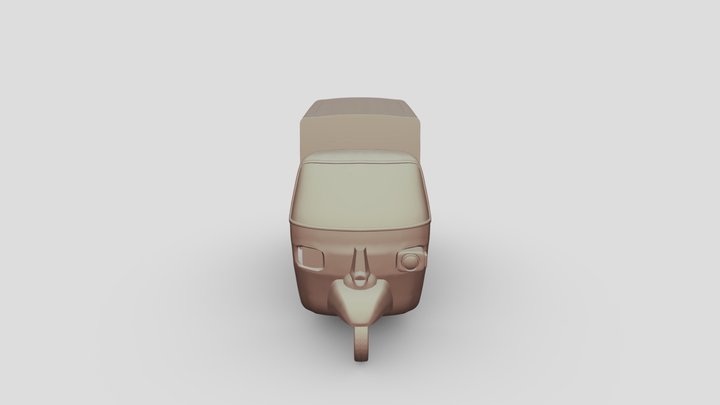 Taxi Working 3D Model