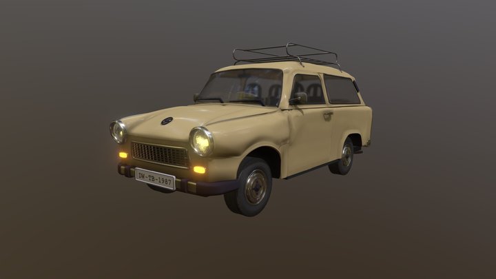 Trabant 1.1 "trabbi" 3D Model
