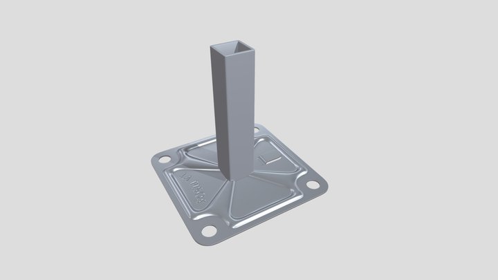 Base Aço_02 3D Model