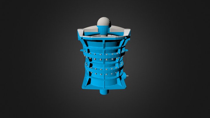 Gyratory Crusher - Direct upload 3D Model