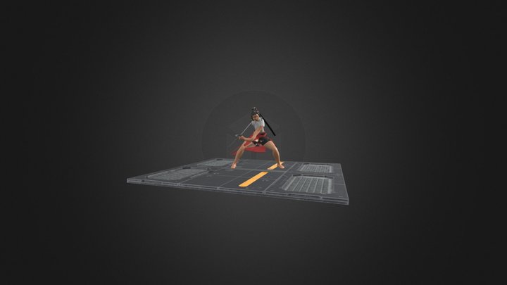 Akari Tanaka: Environment 3D Model