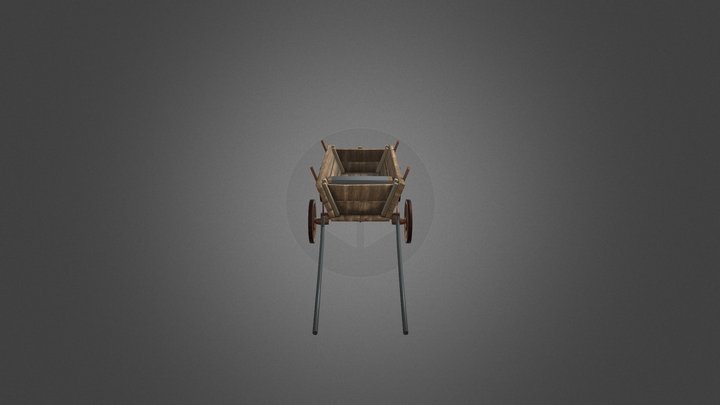 Old Traditional Cart 3D Model