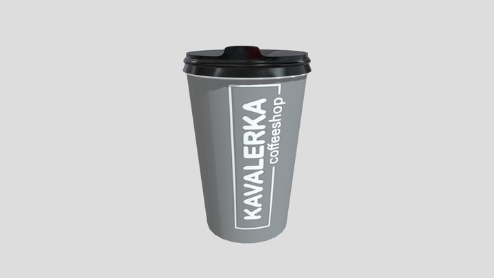 Coffe Cup Kavalerka 3D Model