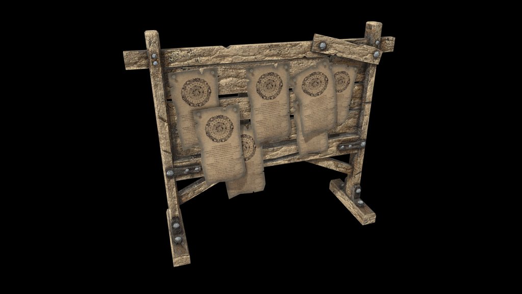 medieval bounty board