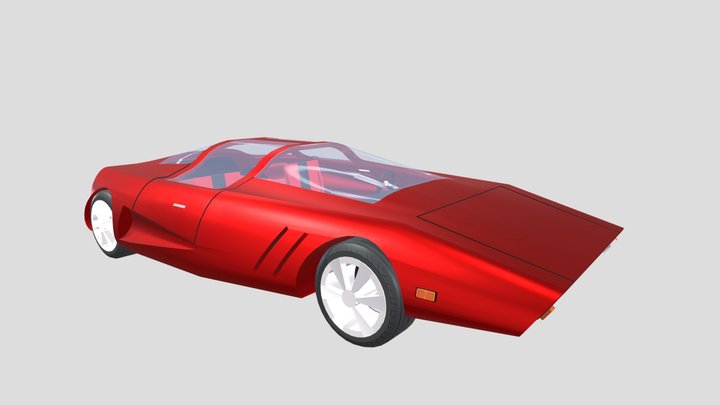 Sports Car 3D Model