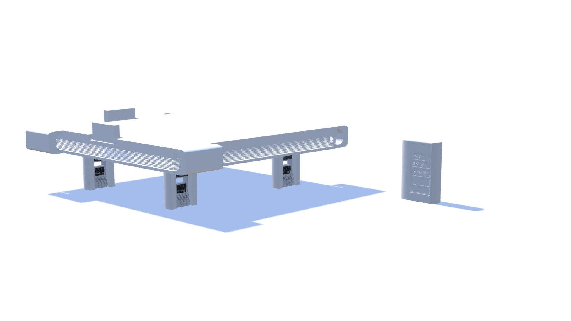 socar oil gas station 3D model by qarayevismayil170 [c1573e9] Sketchfab