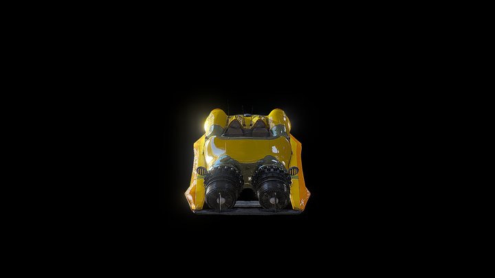 cloudcar speeder 3D Model