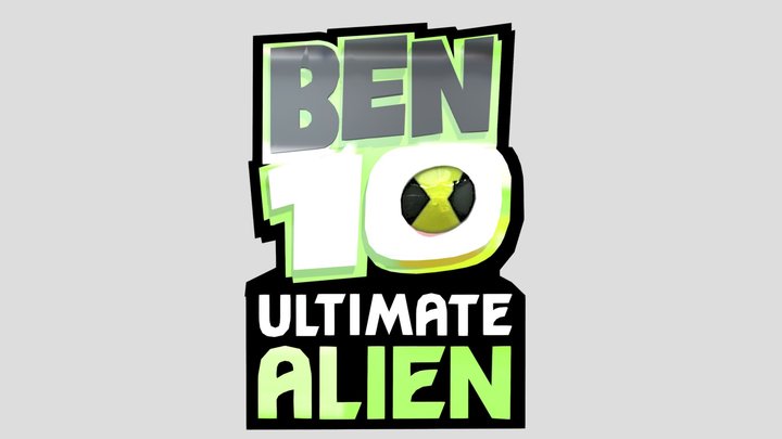 Ben 10 Ultimate Alien Logo 3D (TO USE FREE) 3D Model