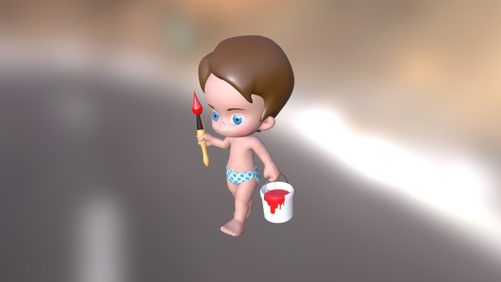 Baby boy 3D Model