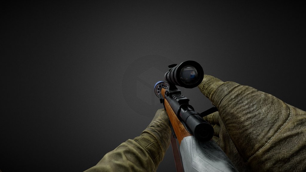 FPS animations sniper rifle