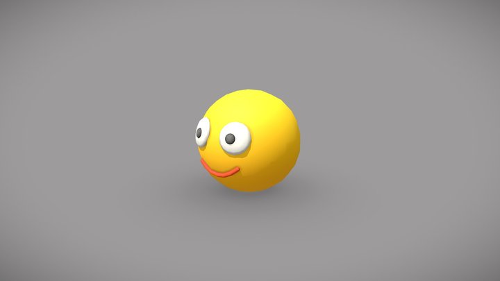 Free Low Poly Smiley