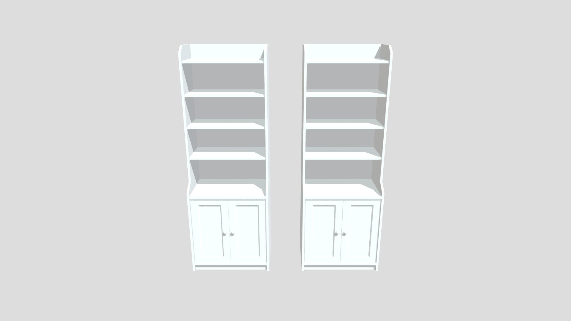 IKEA HAUGA High cabinet, white, 70x199 cm
