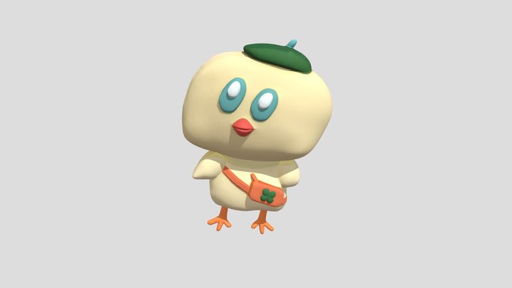 ひよっぴー 3D Model