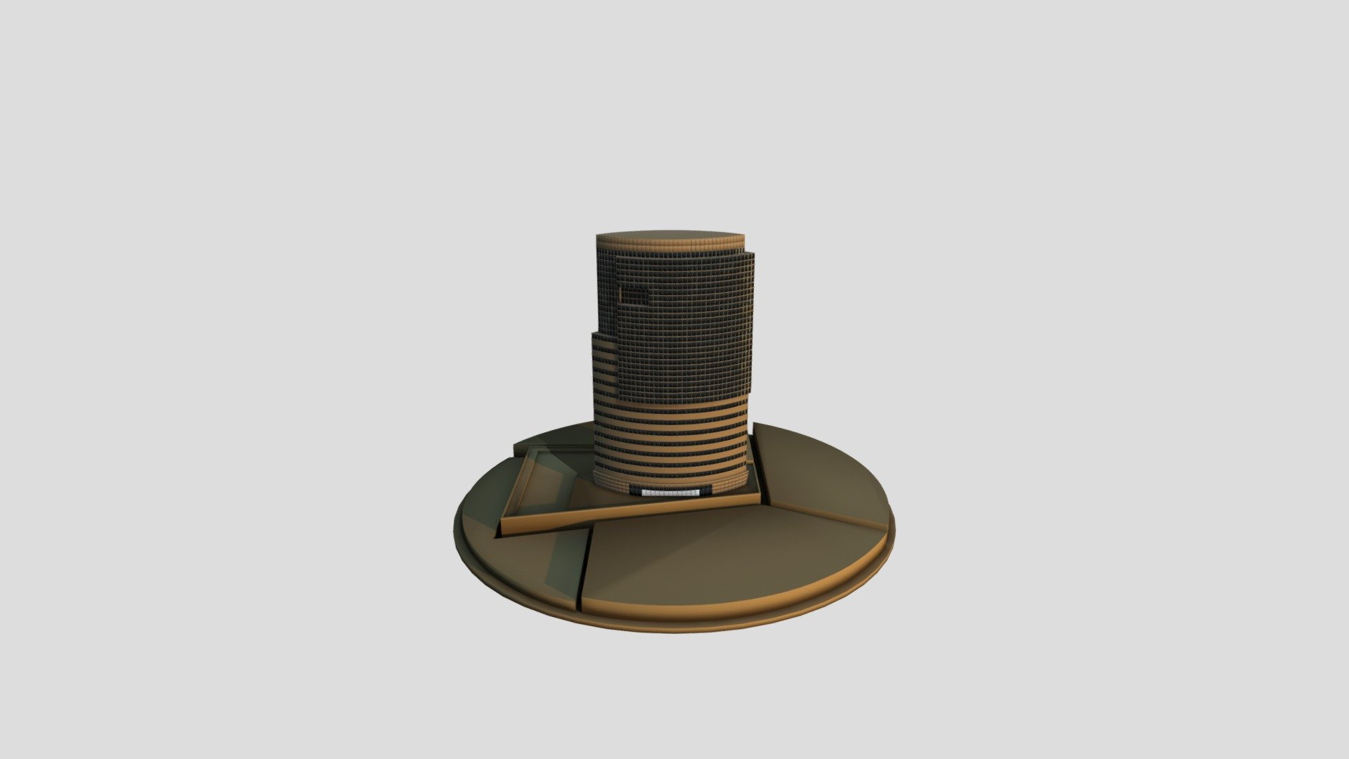 baked scale model