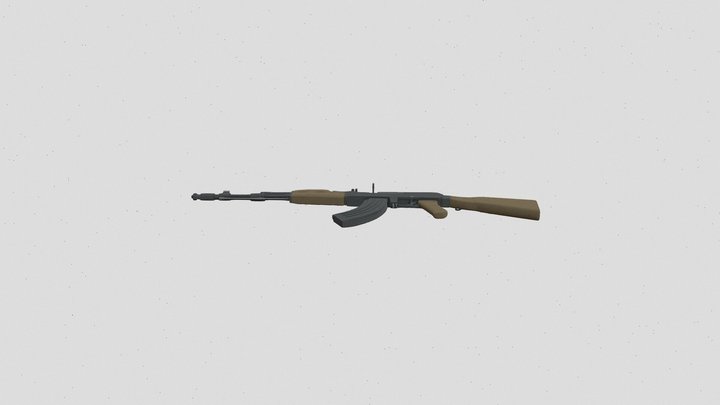 AK-74 (Imperfection) 3D Model