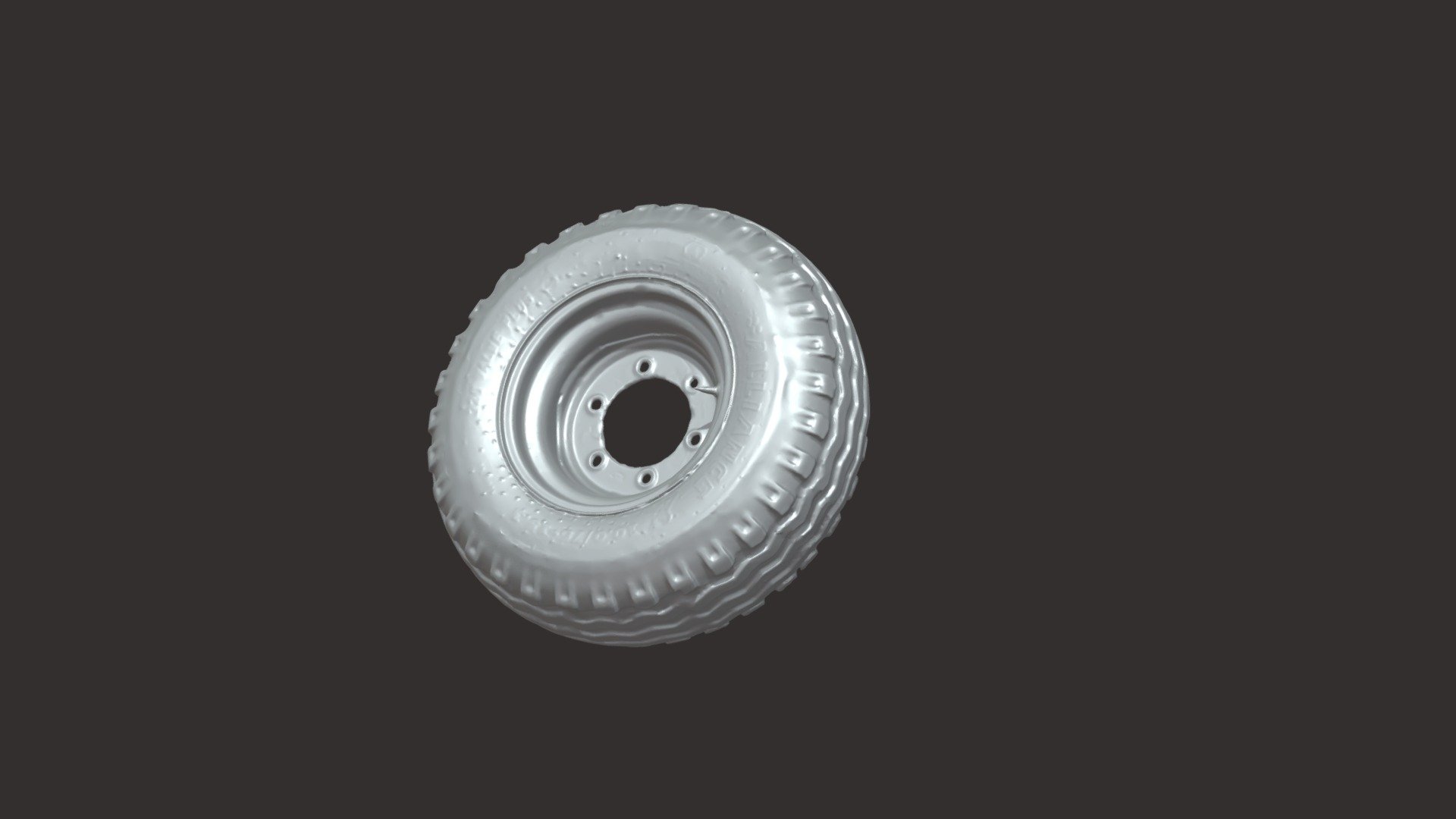 Wheel - 3D Scan - RAKE - 3D model by RAKE.kecskemet [c15e133] - Sketchfab