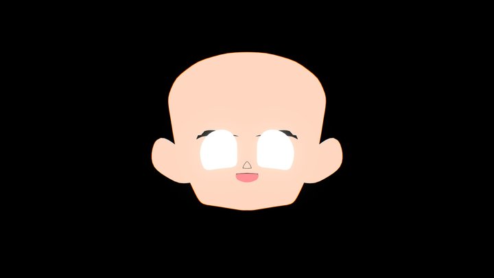 Pretty face of Goku 3D Model