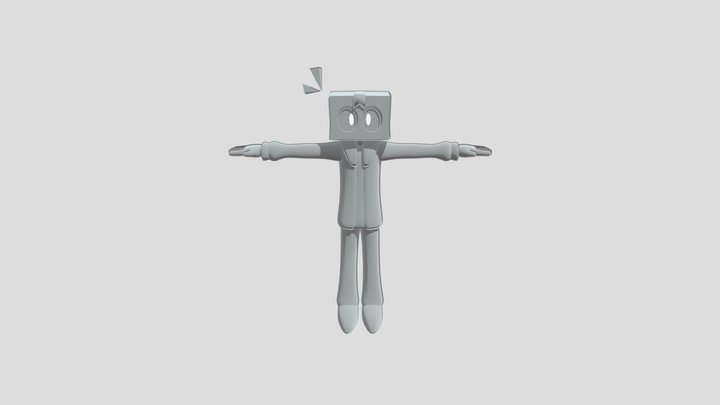 The Man Behind The Box 3D Model