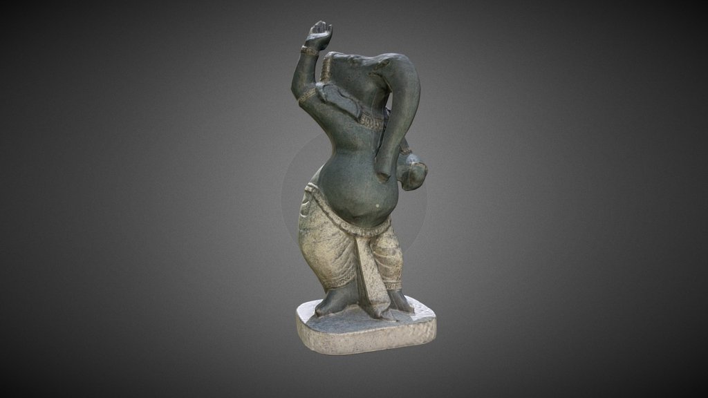 Dancer Ganesh Low Poly