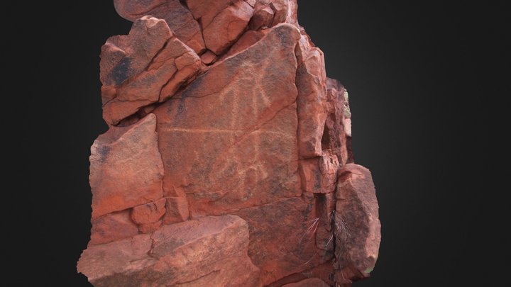 Rock Art 3D Model