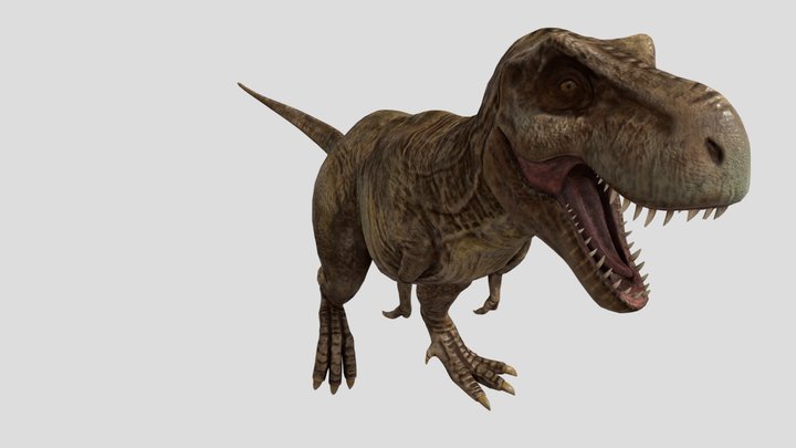 Tyrannosaurus Rex - Jurassic Park 3D Model