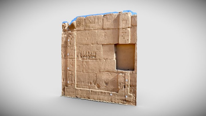 Karnak Hittite Peace Treaty 3D Model