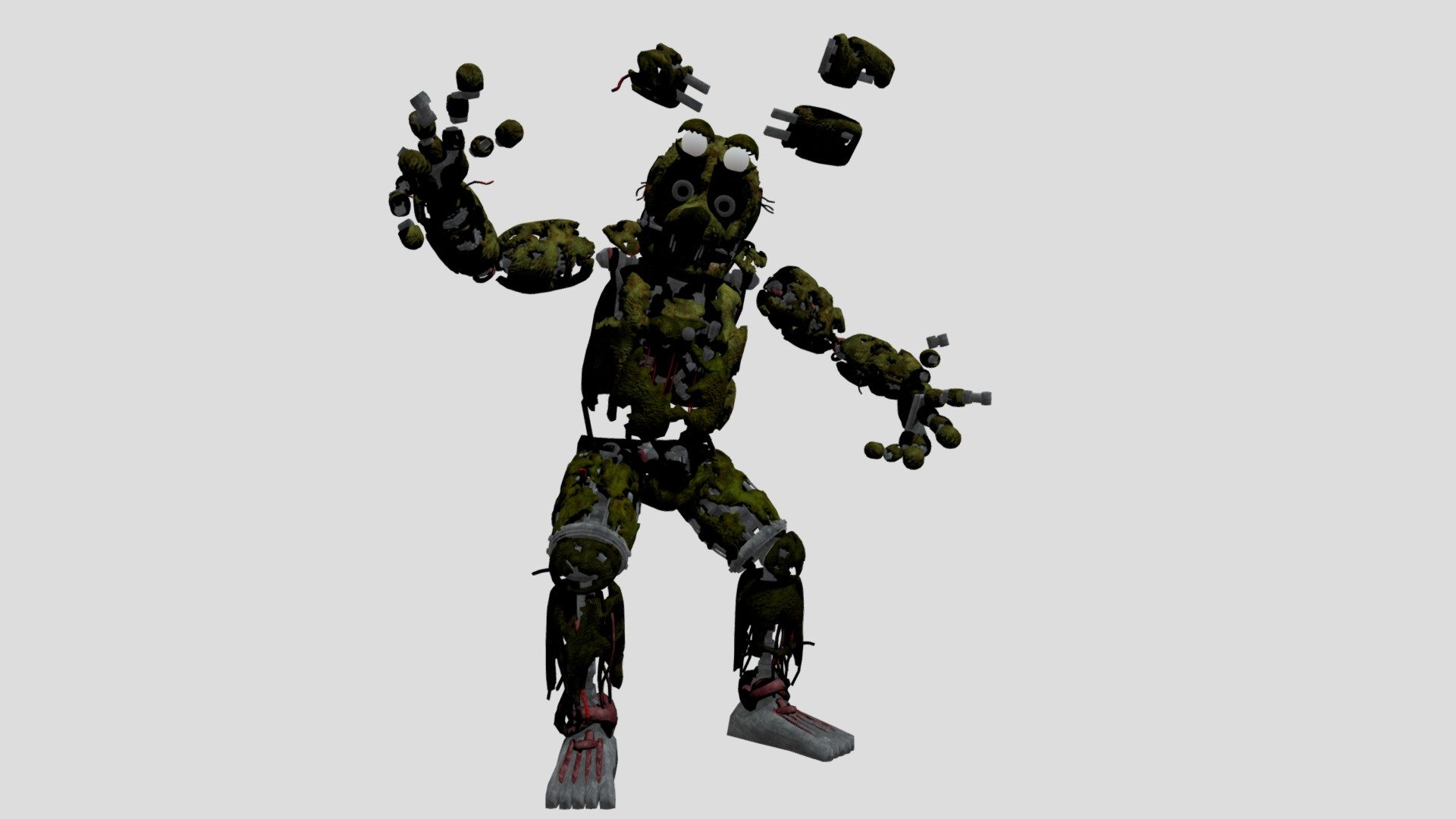 Springtrap Download Free 3d Model By Orangesauceu [c1630db] Sketchfab