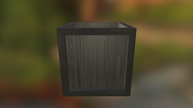 Open Crate 3D Model