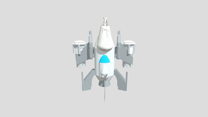 Astro Ship 3D Model