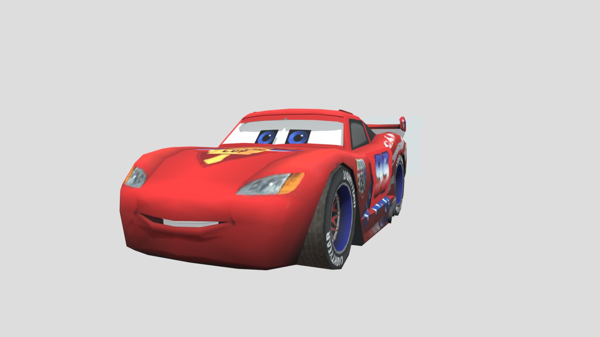 All American Lightning McQueen (3DS) - Download Free 3D model by ...