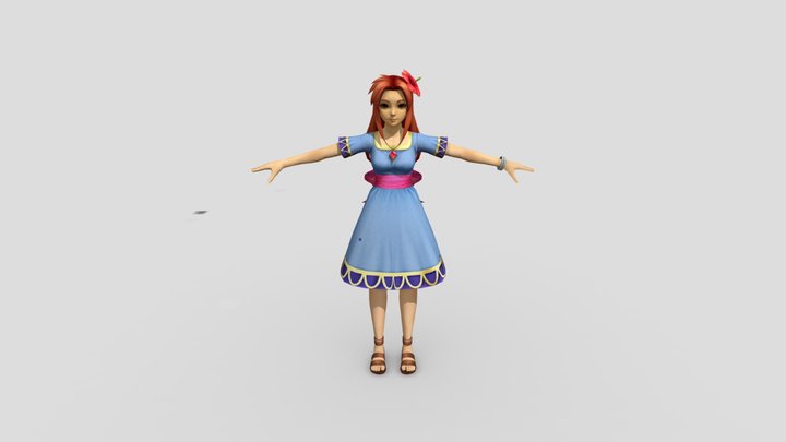 Wii U - Hyrule Warriors - Marin 3D Model