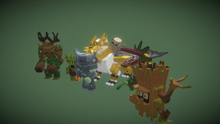MOBS MODEL 3D Model