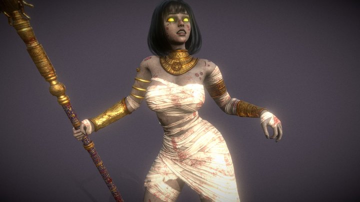 Priest Mummy 3D Model