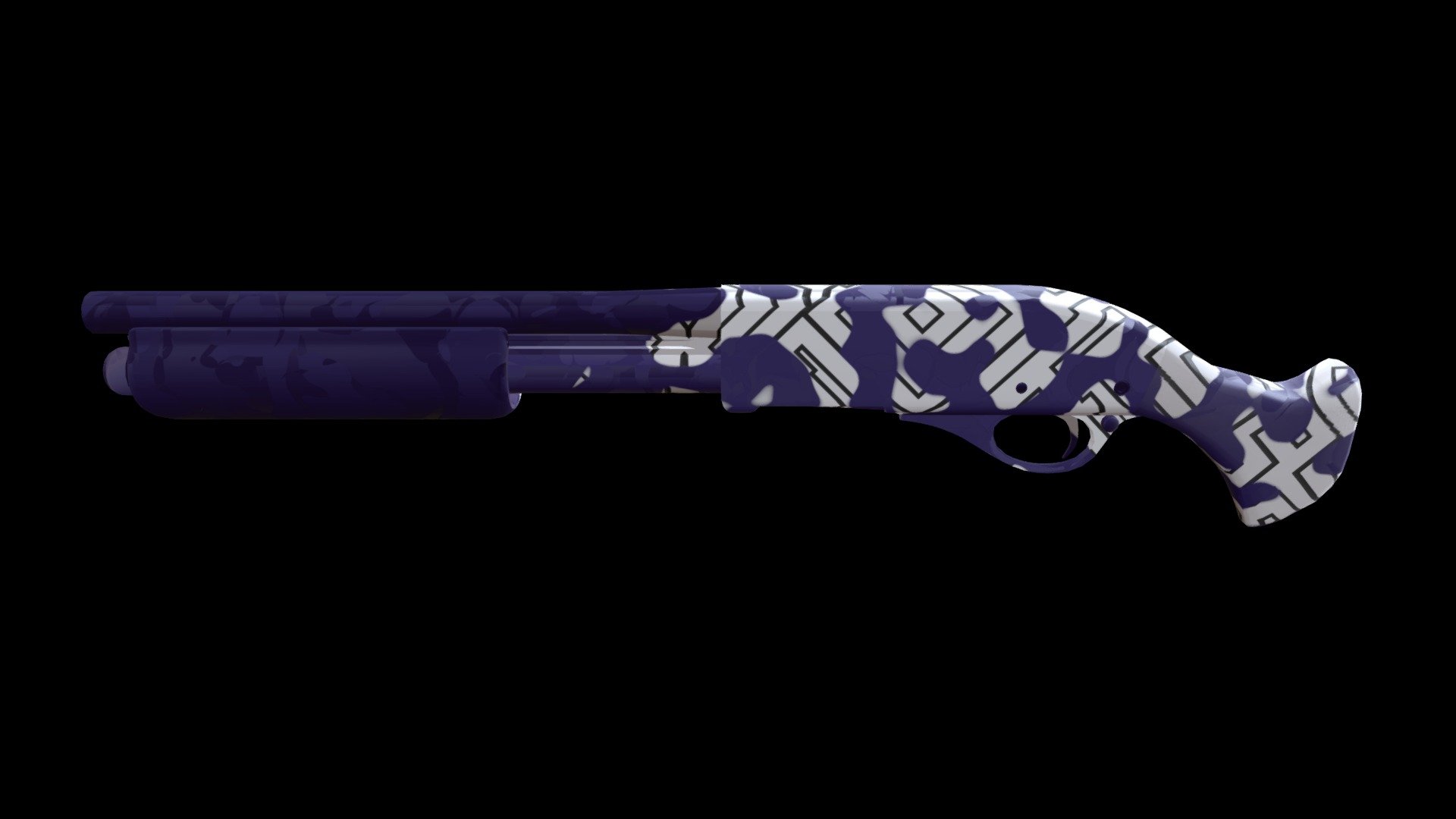 Sawed-Off | Splatter - 3D model by RandomSkinCreator [c167786] - Sketchfab