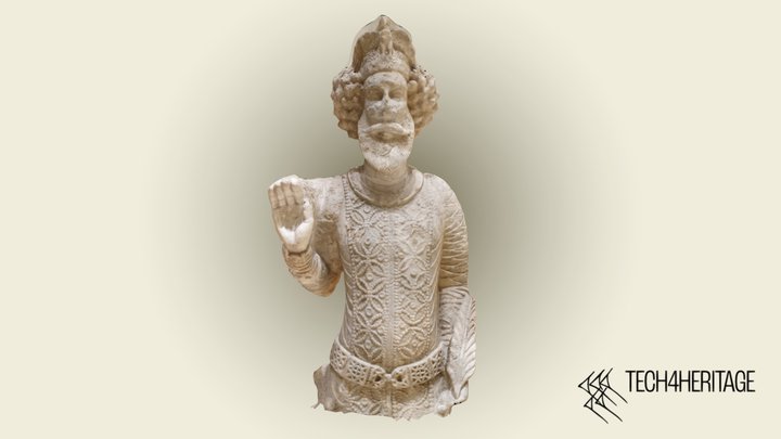 Statue of King Sanatruq of Hatra 3D Model