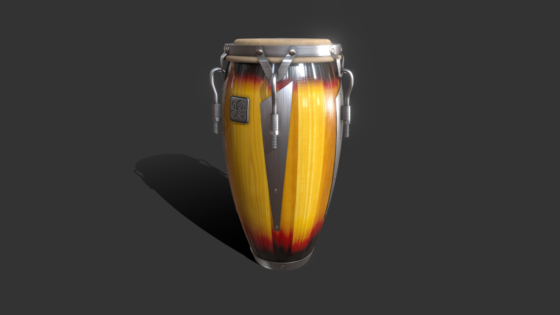 3D model Conga 001 - This is a 3D model of the Conga 001. The 3D model is about a glass of beer.