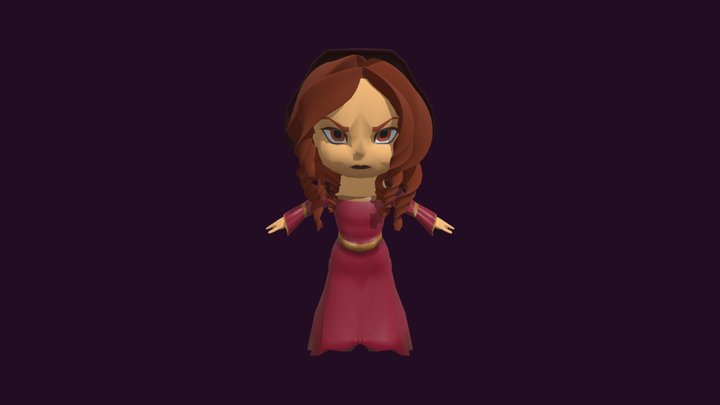 Feiticeira Cassandra 3D Model