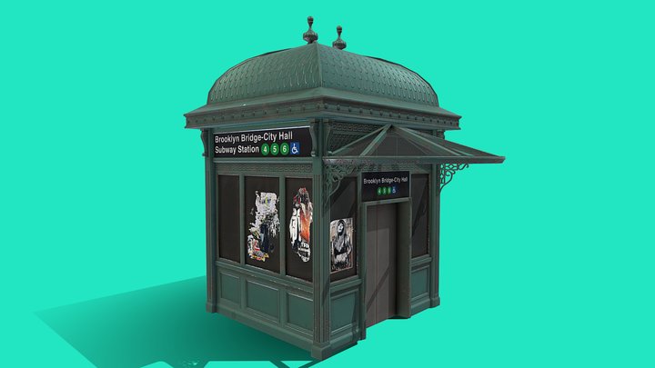 Subway Elevator - Ready to Unity HDRP 3D Model