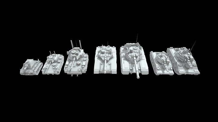 TANKS 3D Model