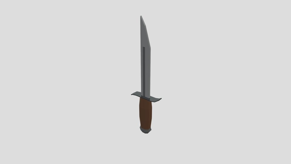 Low poly Finnish Knife