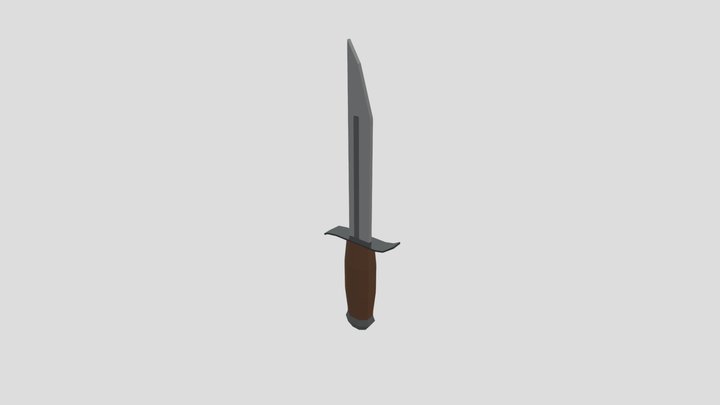 Low poly Finnish Knife