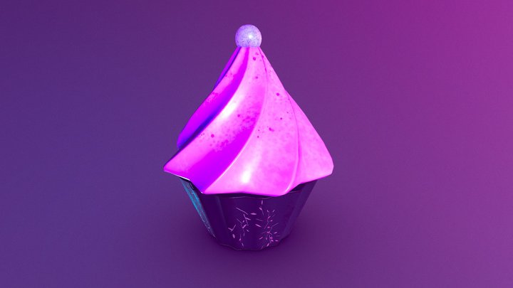 Vi's Cupcake from Arcane 3D Model