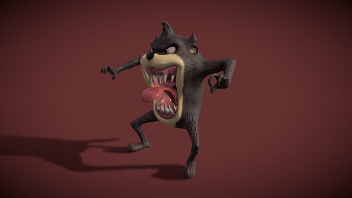 Multicolor Tasmanian Devil Magnet by wotfan69, Download free STL model