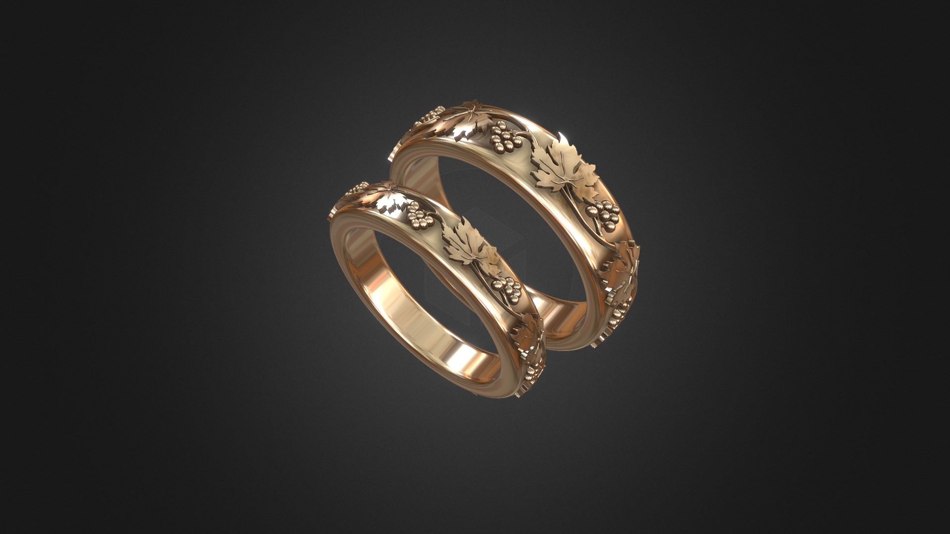3D model 884 – Rings - This is a 3D model of the 884 - Rings. The 3D model is about a ring with a diamond in it.