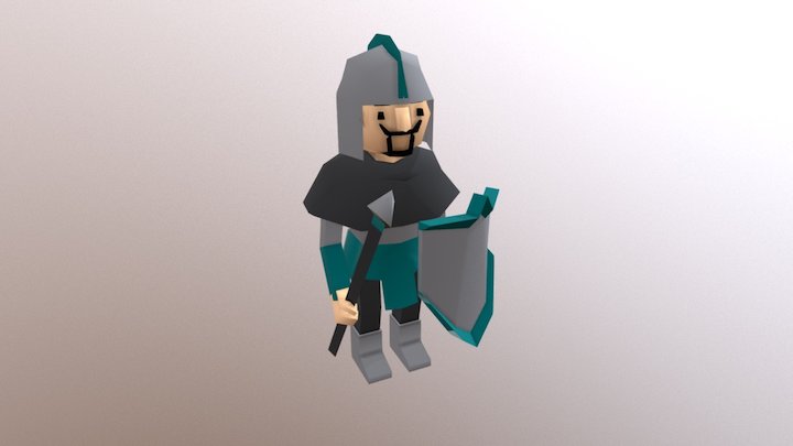 Knight - #MedievalFantasyAssets 3D Model