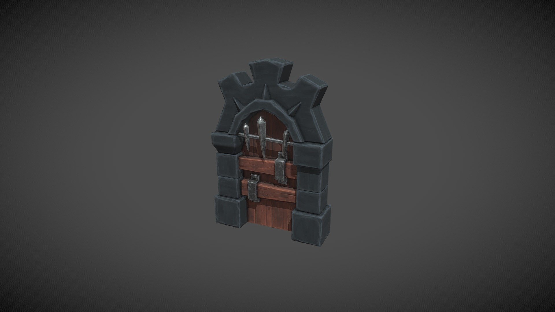 Dungeon door - 3D model by Joxolino [c16e773] - Sketchfab