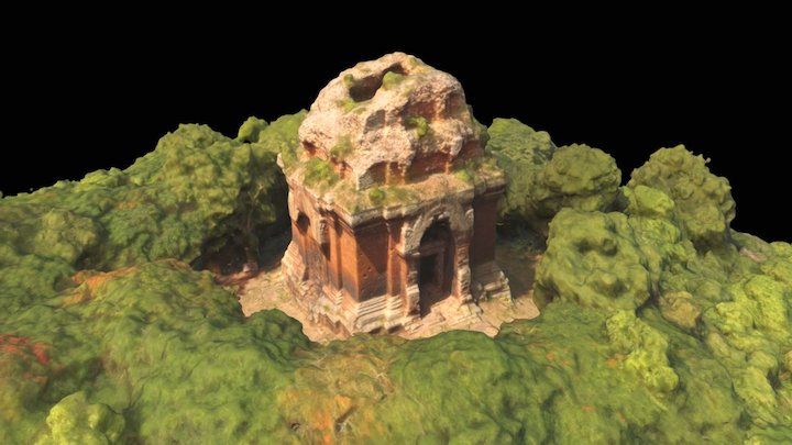 Phnom Da, Prasat 11th century, Cambodia 3D Model