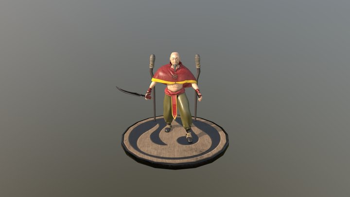 Fire Nation General 3D Model